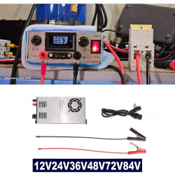 350W Adjustable Battery Charger 0-90V 0-7A Lithium Li-Ion LiFePO4 VRLA